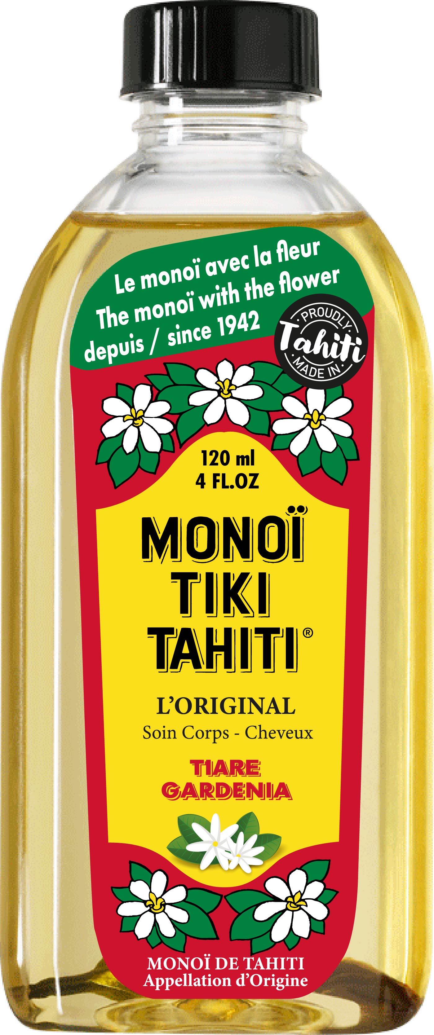 Monoi Tiki Tahiti Tiare (Tahitian Gardenia) Oil