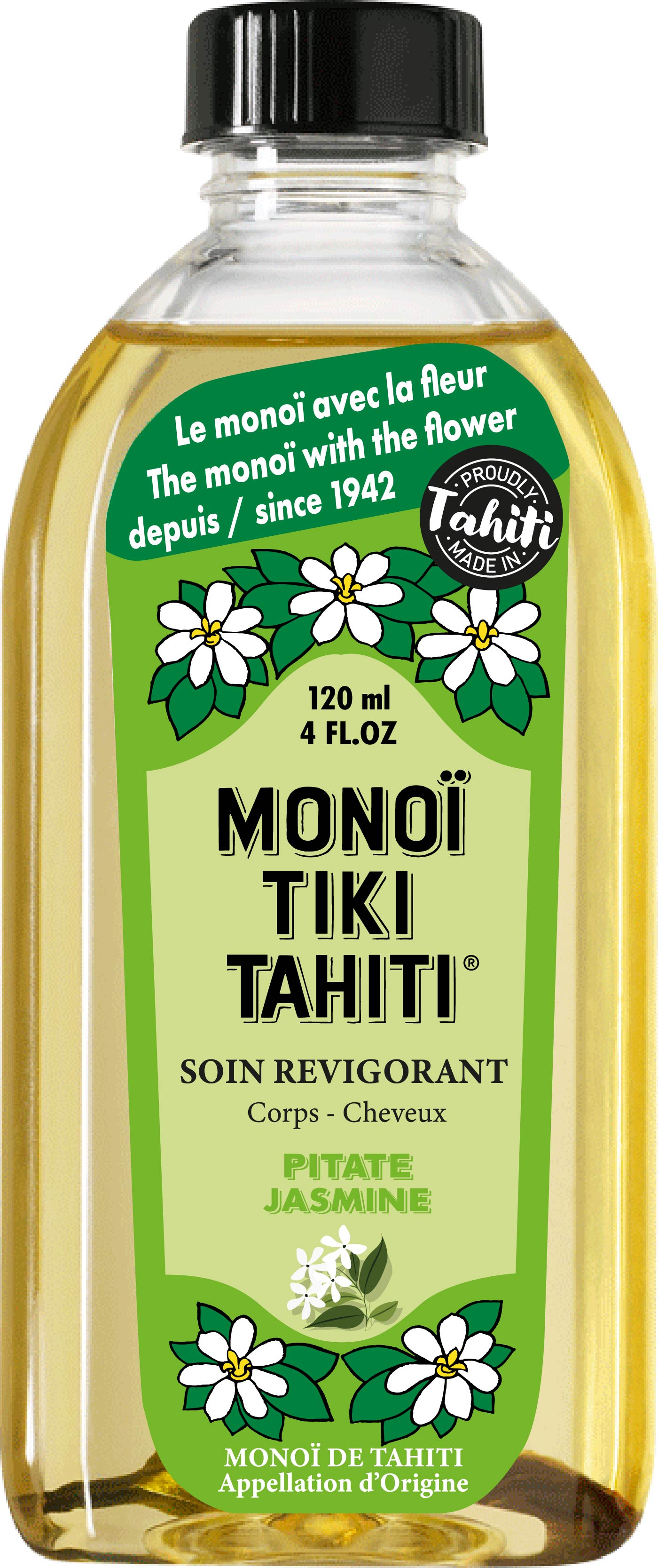 Monoi Tiki Tahiti Pitate (Jasmine) Oil