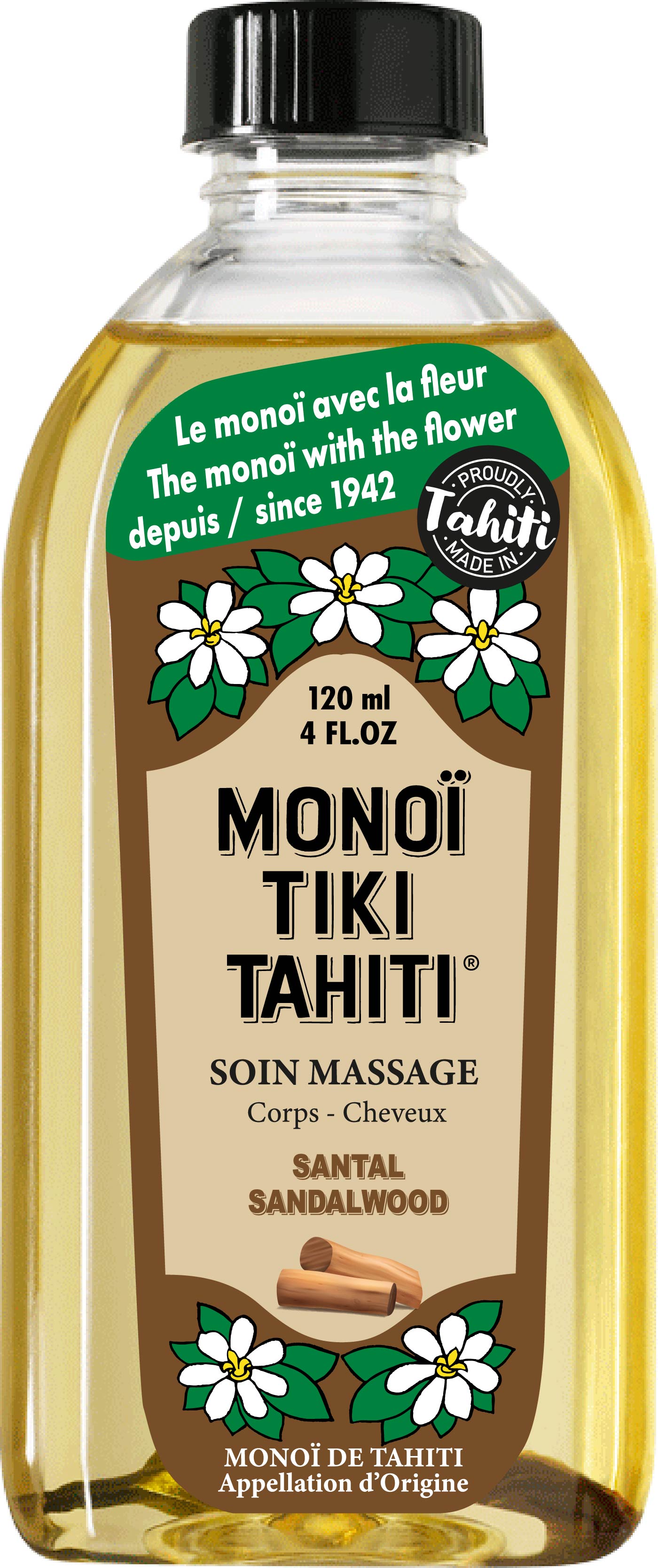 Monoi Tiki Tahiti Santalwood (Sandalwood) Oil