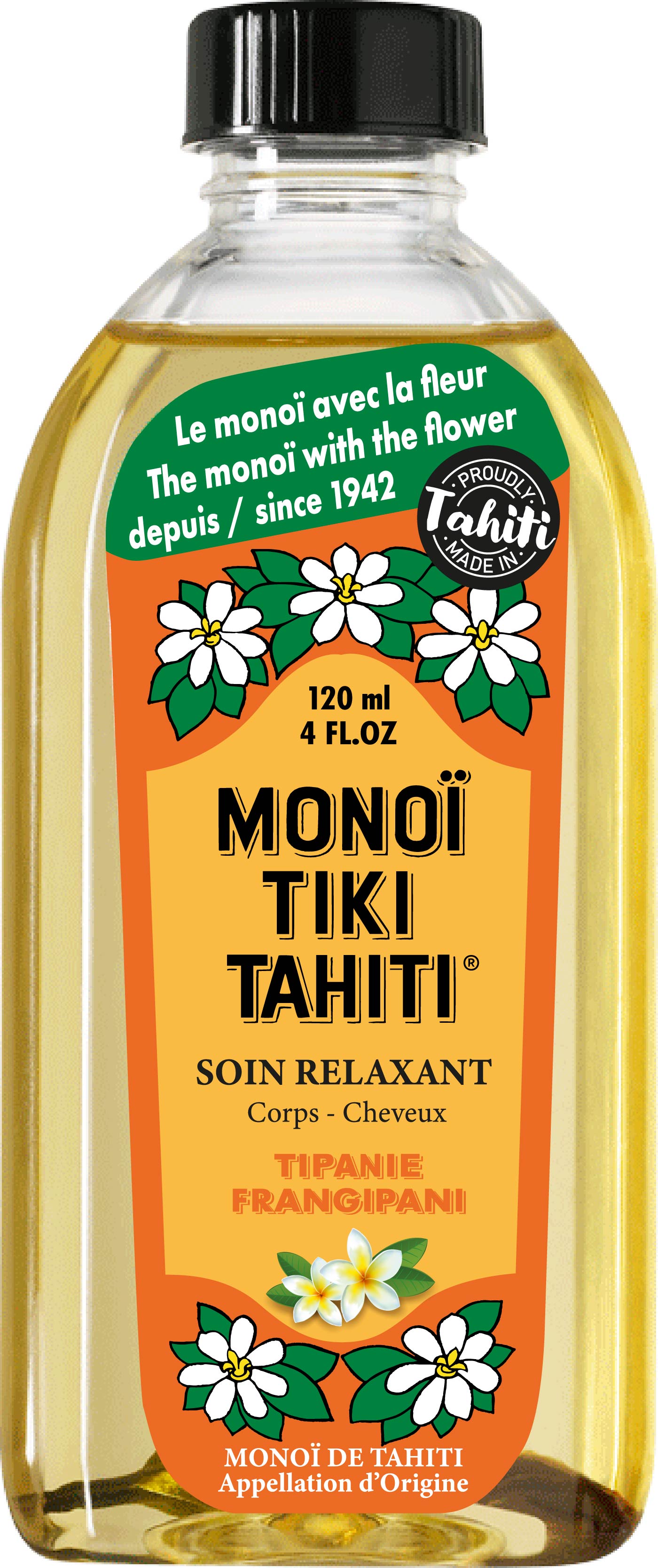 Monoi Tiki Tahiti Tipanie (Frangipani) Oil