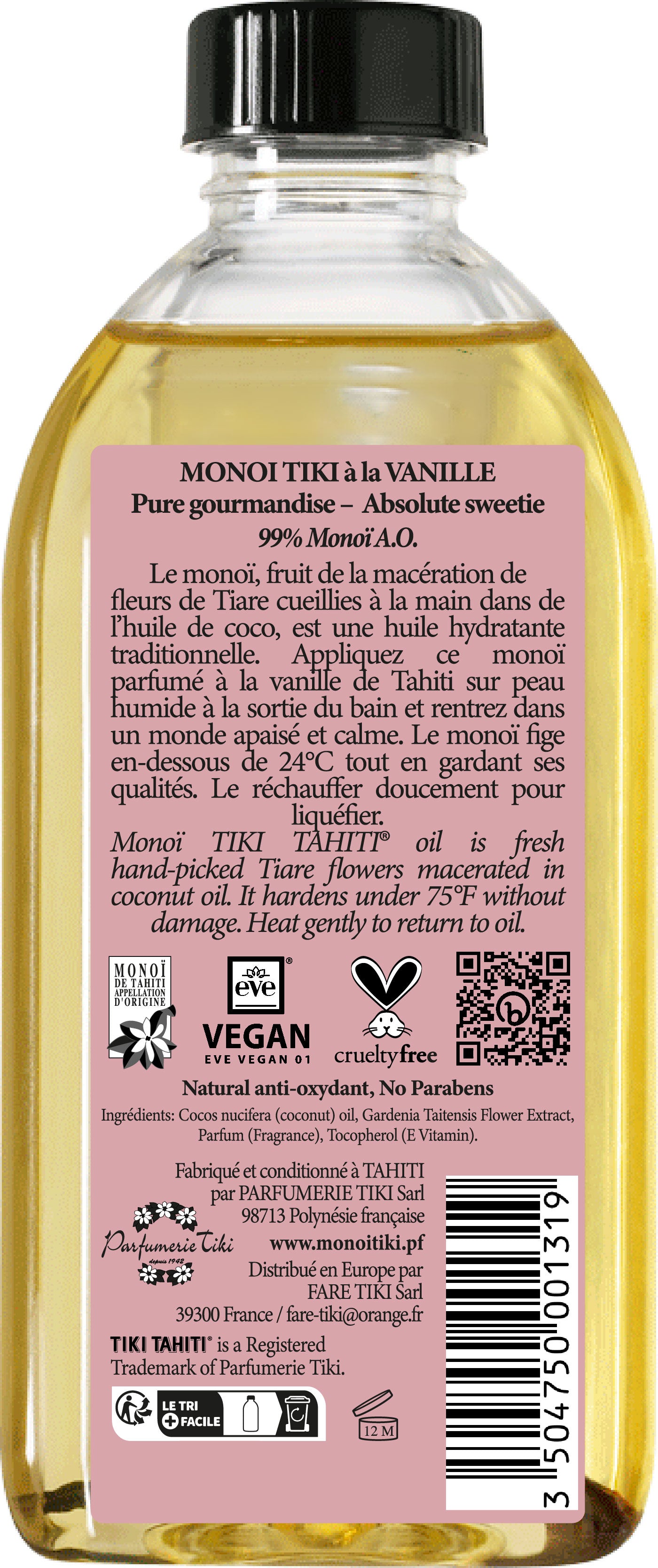 Monoi Tiki Tahiti Vanilla (Vanille)
