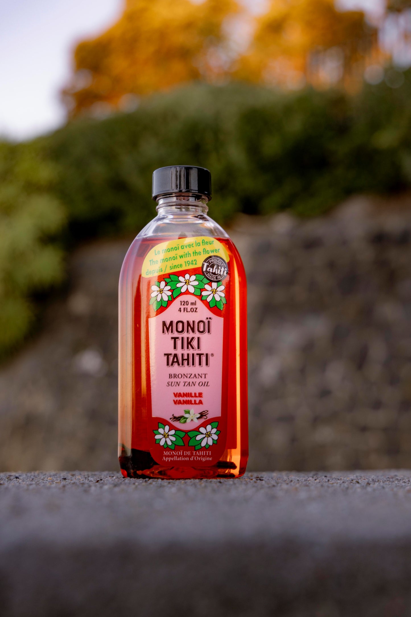 Monoi Tiki Tahiti RED Vanilla Oil
