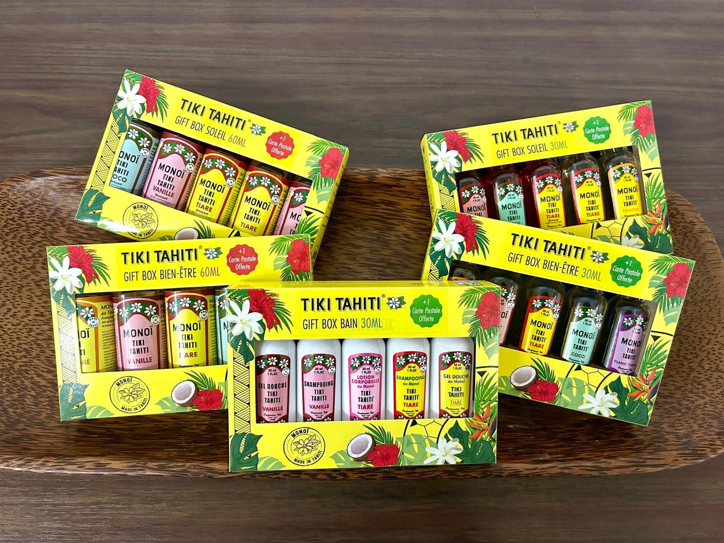 Monoi Tiki Tahiti Gift Pack 60mL Oils