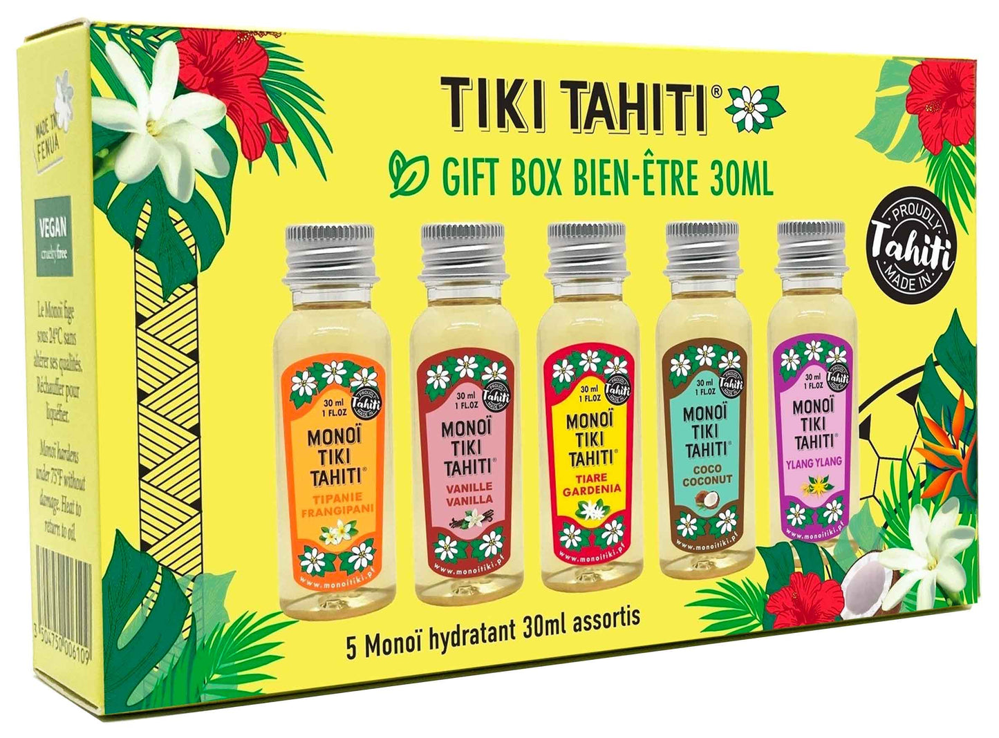 Monoi Tiki Tahiti Gift Box 30mL Oils