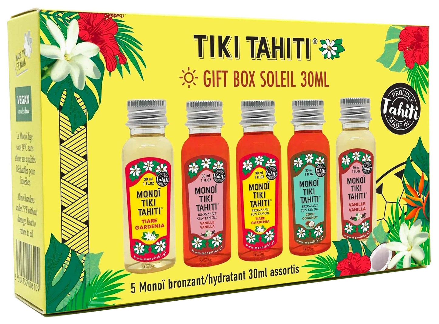 Monoi Tiki Tahiti Gift Box 30mL Oils