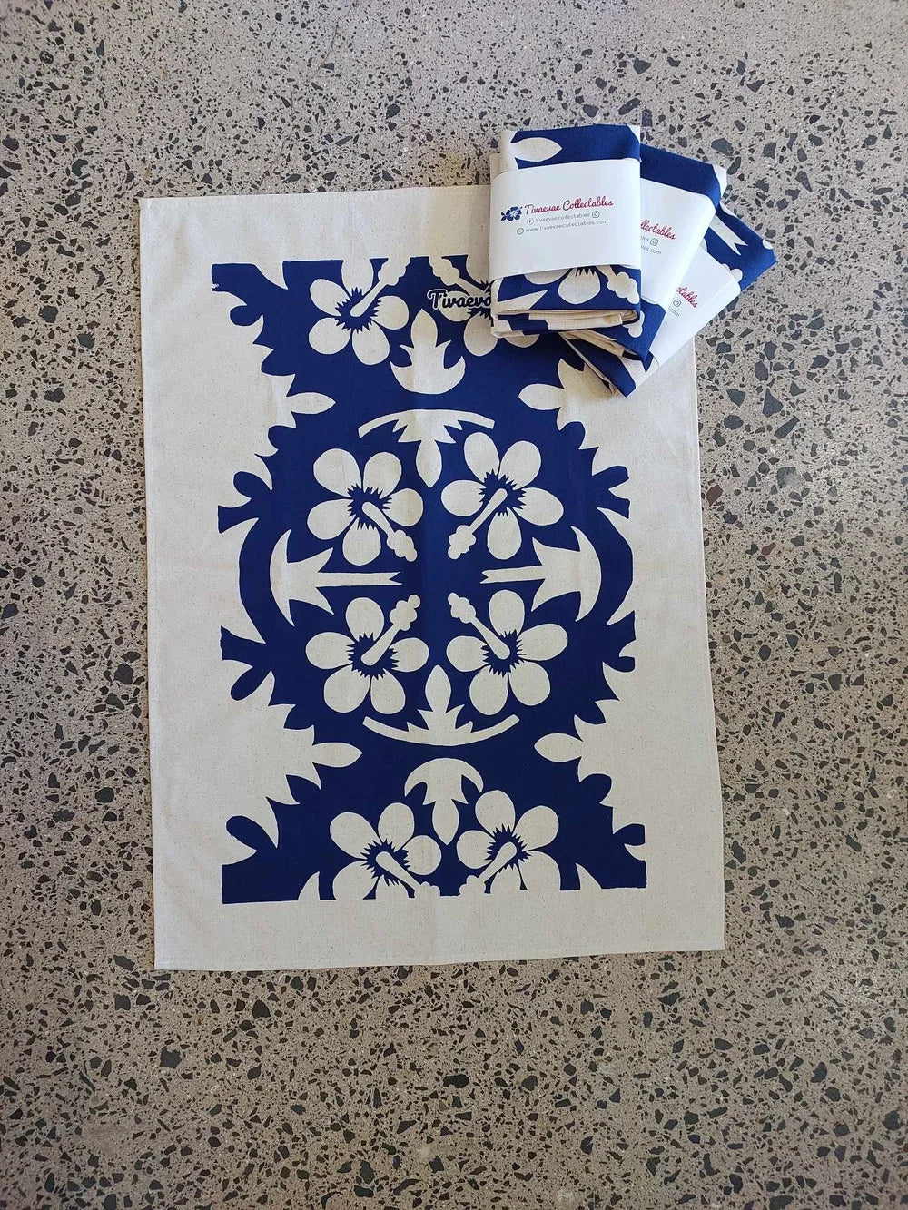 Hibiscus (Kaute) Tea Towel