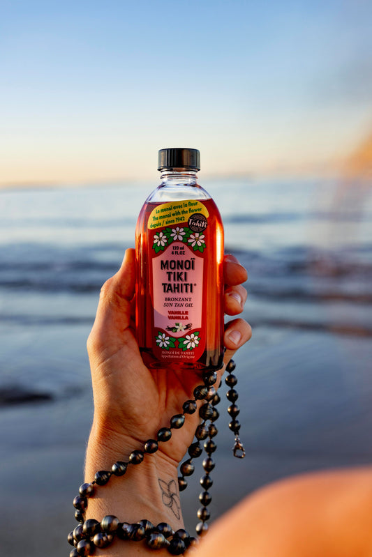 Monoi Tiki Tahiti RED Vanilla Oil